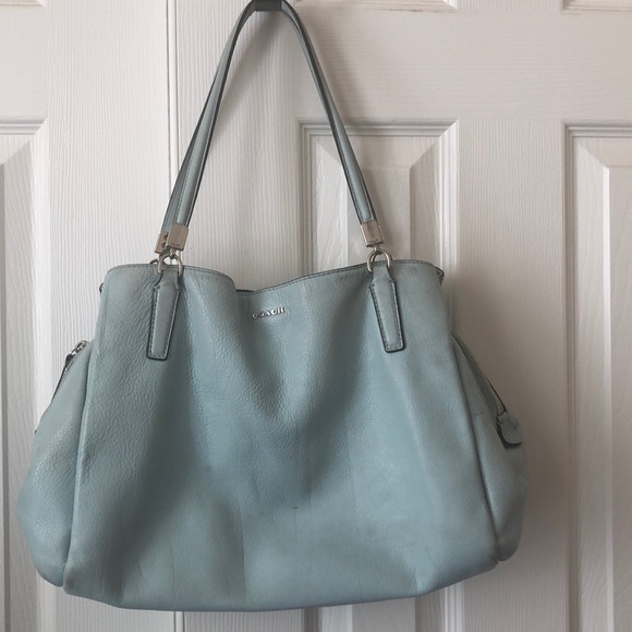 Coach Handbags - Baby blue Coach Purse